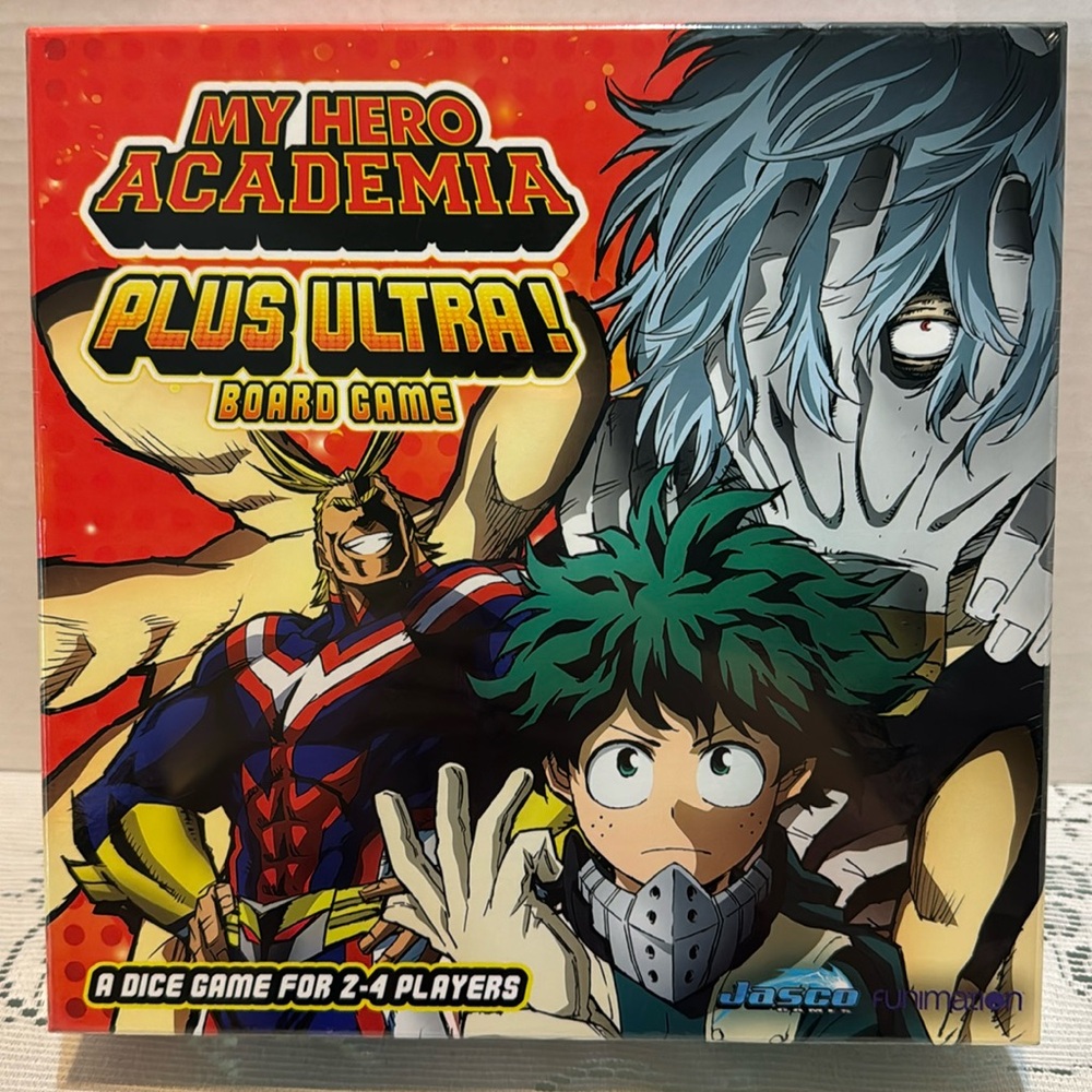 My Hero Academia Plus Ultra! Board Game A Dice Game For 2-4 Players Funimation